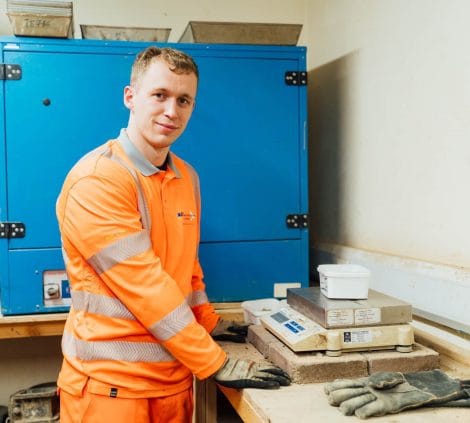 UKAS accredited concrete cube testing