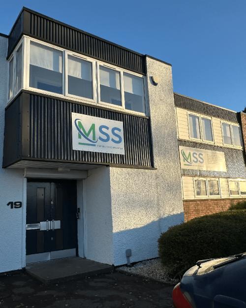 MSS Glasgow office exterior at MATtest Site Services Scotland location